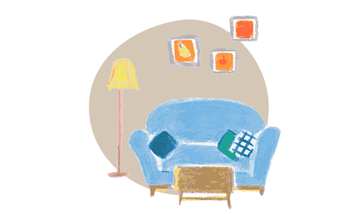 イラスト：住宅改修のイメージ